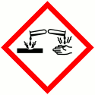 COSHH Hazard Symbols corrosive