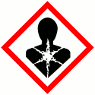 COSHH Hazard Symbols corrosive Health Hazard