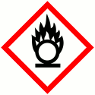 COSHH Hazard Symbols corrosive Oxidising